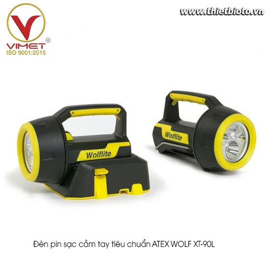 Đèn pin sạc cầm tay tiêu chuẩn ATEX WOLF XT-90L