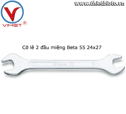 Cờ lê 2 đầu miệng Beta 55 24x27
