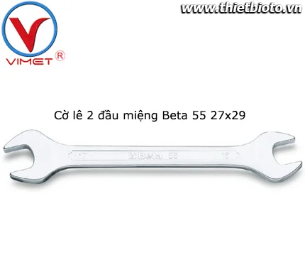 Cờ lê 2 đầu miệng Beta 55 27x29