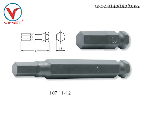 Đầu khẩu lục giác 12mm Koken 107.11-12