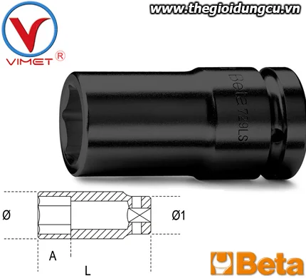 Đầu tuýp Beta 729 LS22