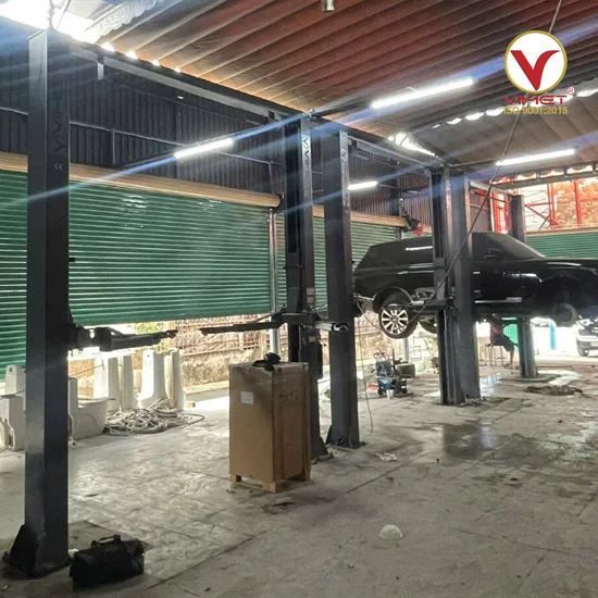 Cầu nâng 2 trụ cáp trên VIMET TLG40122 - ảnh thực tế 3