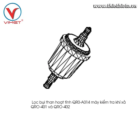 Lọc bụi than hoạt tính máy kiểm tra khí xả QRO-401 và QRO-402