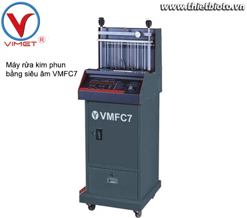 Thiết bị kiểm tra và xúc rửa kim phun tích hợp bể siêu âm làm sạch  VMFC7