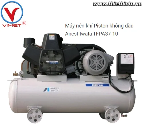 Máy nén khí Piston không dầu Anest Iwata TFPA37-10