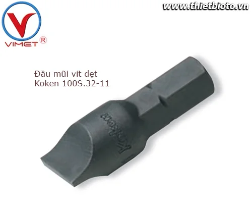 Đầu mũi vít dẹt Koken 100S.32-11
