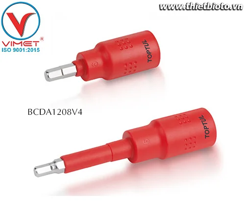 Mũi vít lục giác 3/8" cách điện Toptul BCDA1208V4