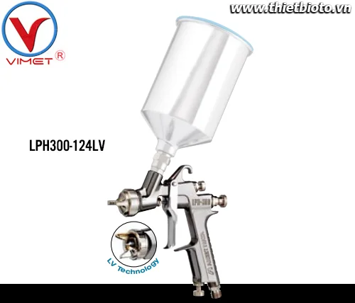 Súng phun sơn áp lực thấp Anest Iwata LPH-300-124LV