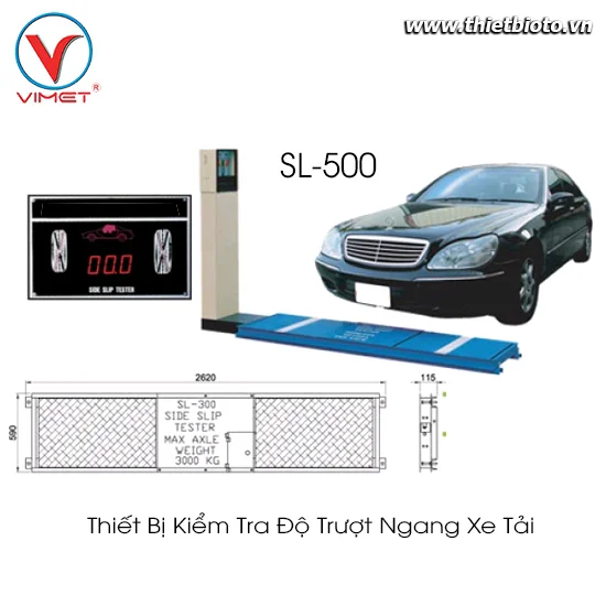 Thiết Bị Kiểm Tra Độ Trượt Ngang Xe Tải CHIAMG LURN