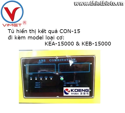 Tủ hiển thị kết quả loại cơ CON-15