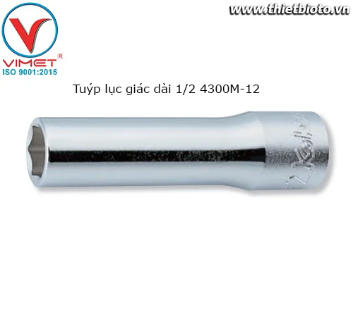 Tuýp lục giác dài 1/2 4300M-12