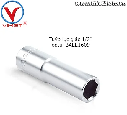Tuýp lục giác dài 1/2" Toptul BAEE1609