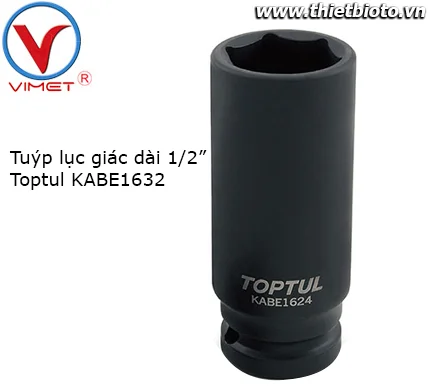 Tuýp lục giác dài 1/2" Toptul KABE1632