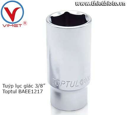 Tuýp lục giác 3/8" Toptul BAEE1217