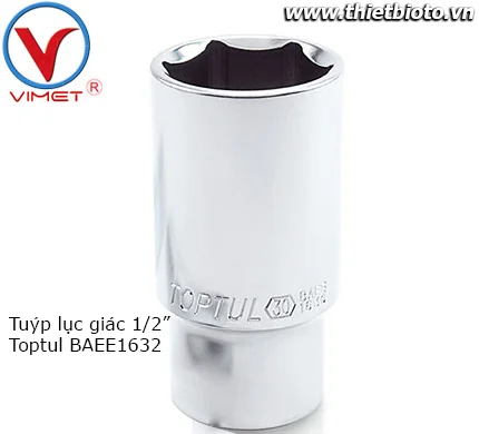 Tuýp lục giác dài 1/2" Toptul BAEE1632