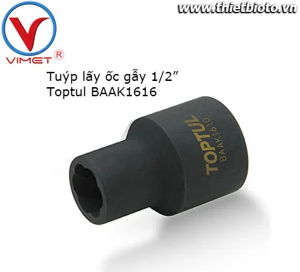 Tuýp mở ốc gãy 1/2" Toptul BAAK1616