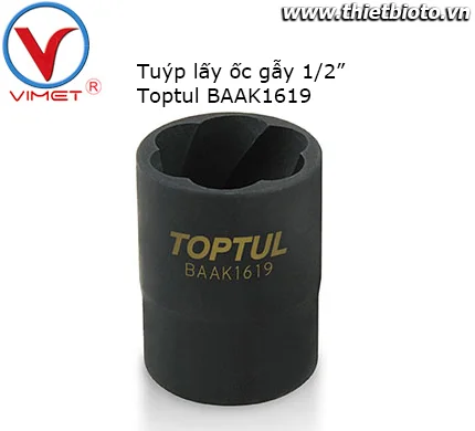 Tuýp mở ốc gãy 1/2" Toptul BAAK1617BAAK1619