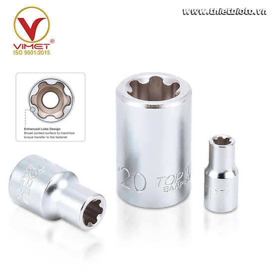 Đầu tuýp Torx Plus® EP TOPTUL BAAP1214